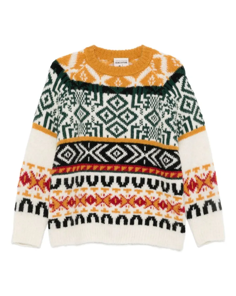 Semicouture Ottavio Wollmischungspullover Multicolour