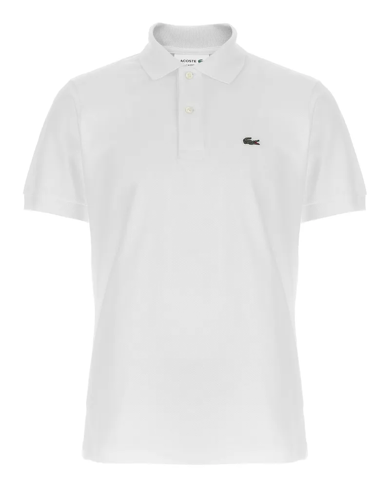 Lacoste Logo Patch Polo -Shirt White