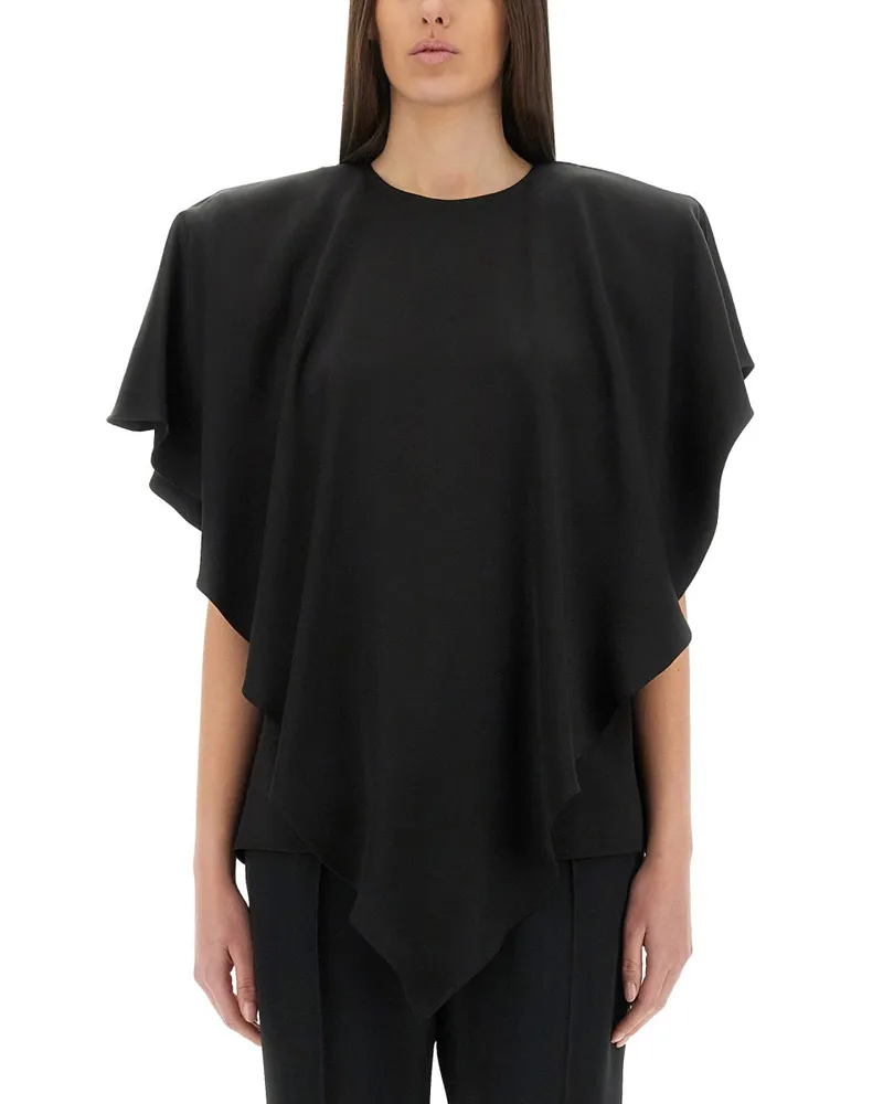 Stella McCartney drapierte Top Black