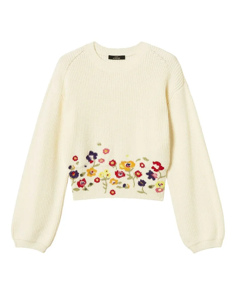 Twin-Set Twin -Set -Pullover weiß White