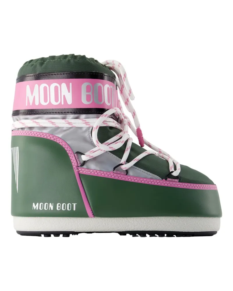 Moon Boot Icon Low Space Racing Stiefeletten  Synthetik Mehrfarbig Multicolor