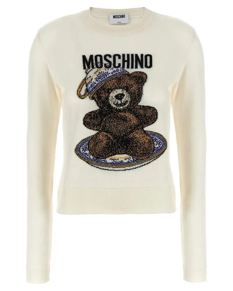 Moschino Teddy' Pullover White