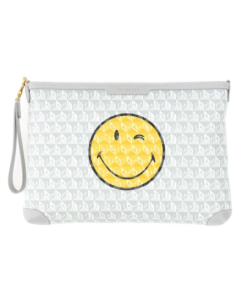 Anya Hindmarch Ich bin Plastiktüte Clutch Multicolour