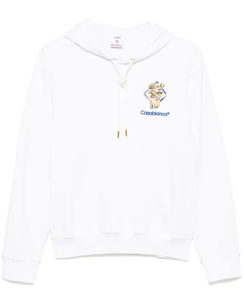 Casablanca Paris Hoodie White