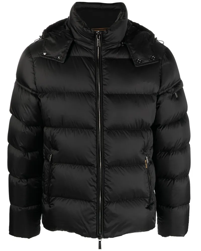 MOORER Mäntel schwarz Black