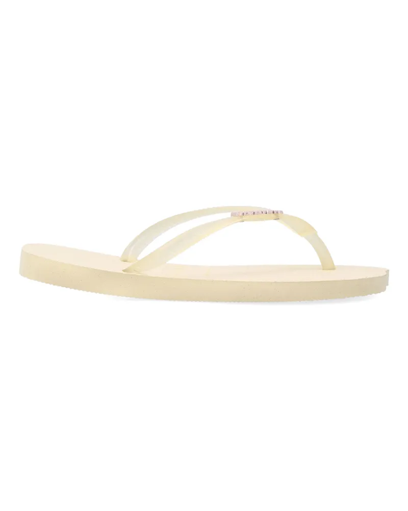 Havaianas flache Schuhe Buttercream