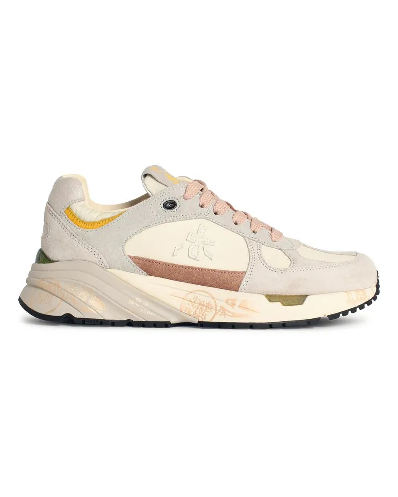 Premiata Mased 7824' White Lear Misch -Sneaker White