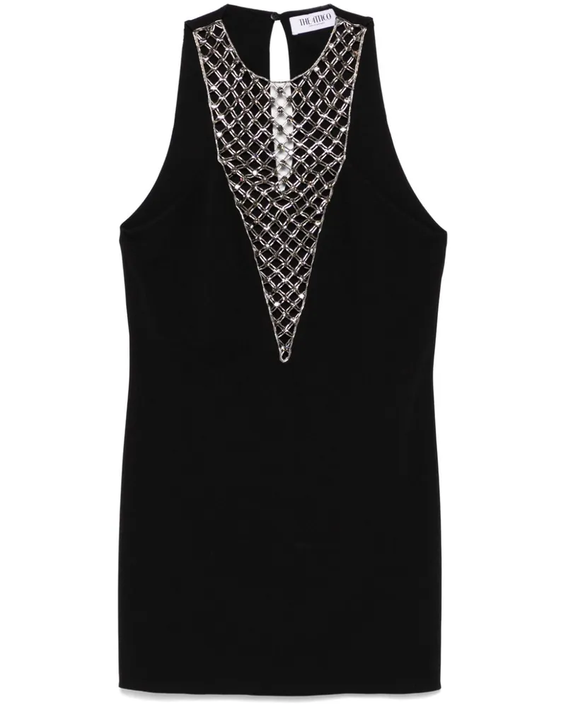 ATTICO Das Attico -kurze Kleid mit Perlendekoration 100