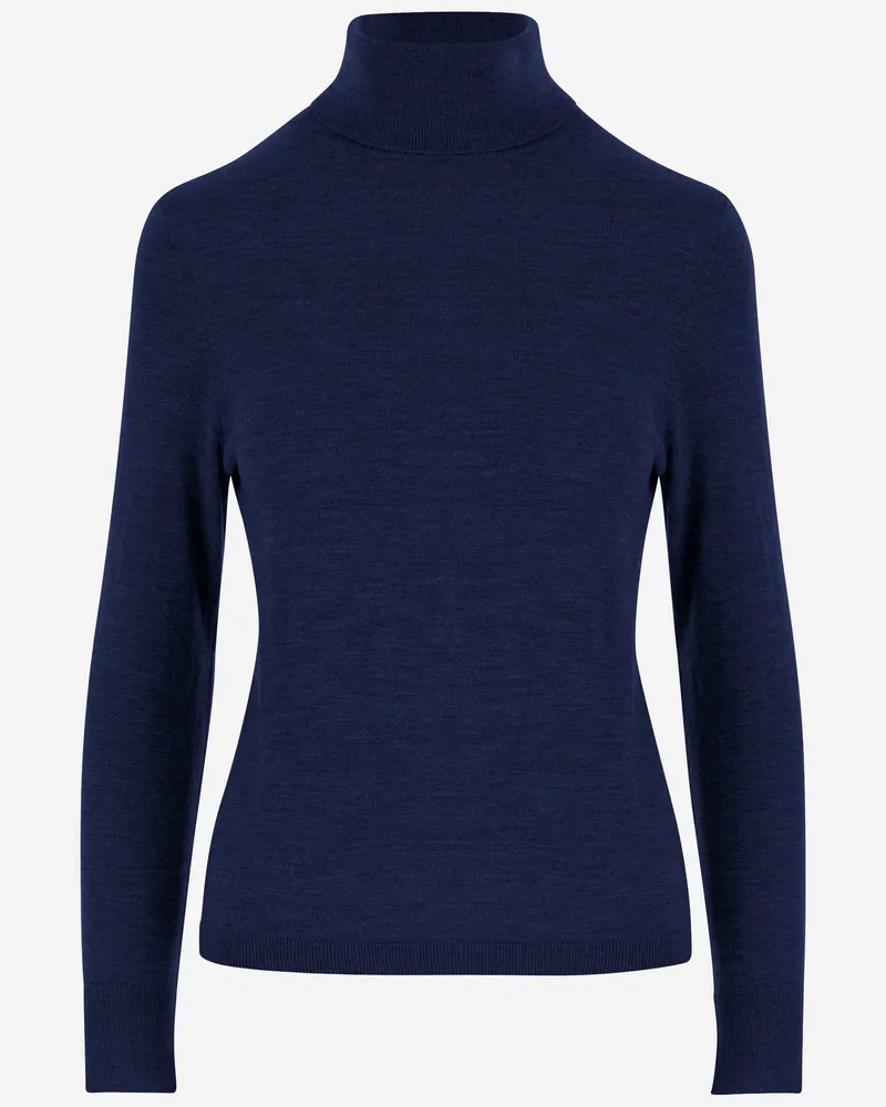 ALLUDE Wollpullover anspielend Blue