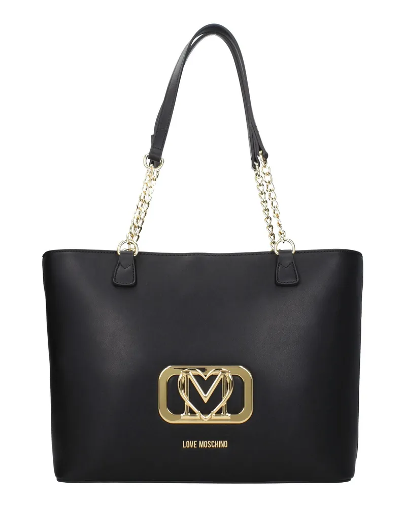 Moschino Damens Umhängetaschen Polyurethan Schwarz -