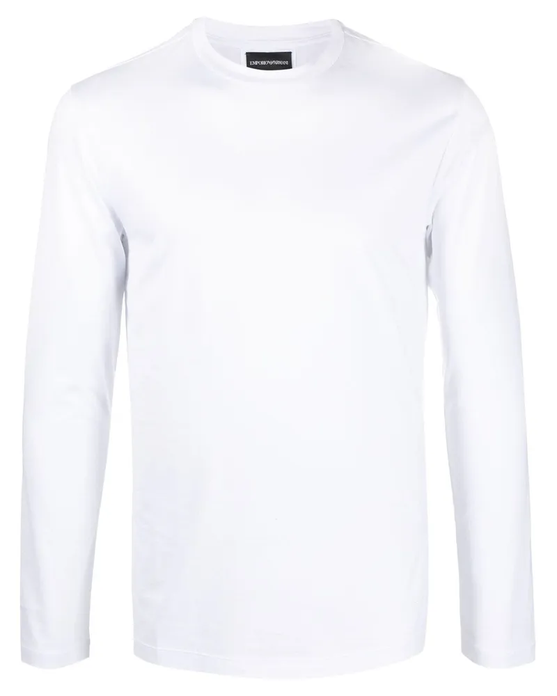 Emporio Armani Logo T -Shirt White