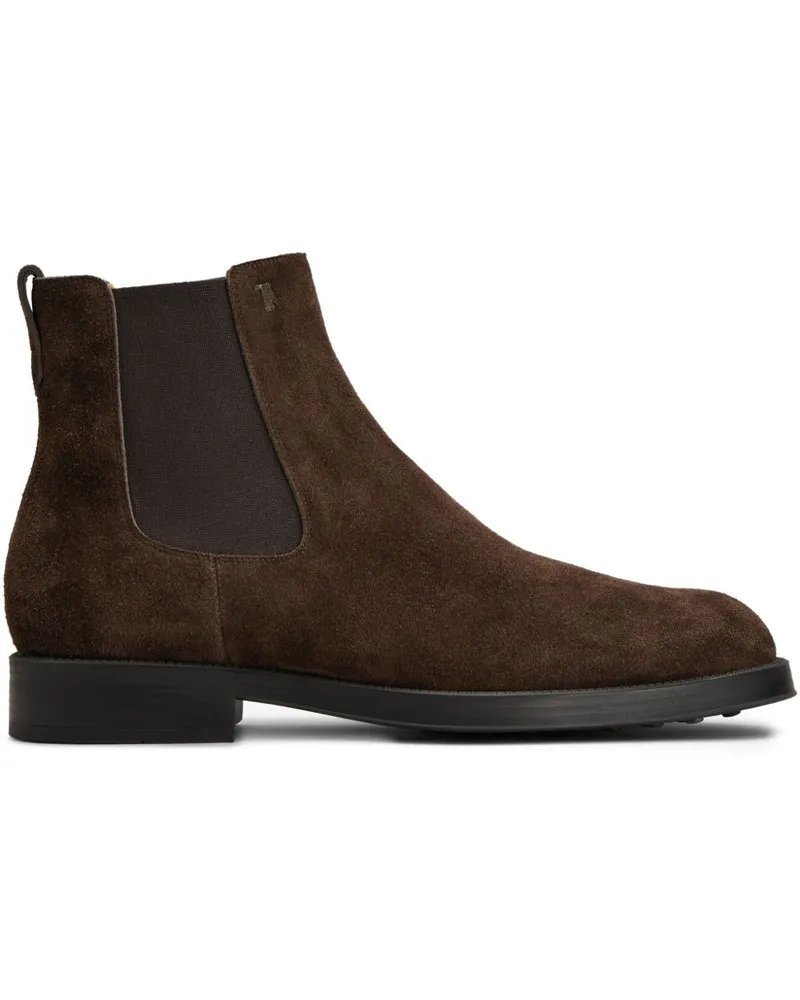 TOD'S Tod 's Leder -Knöchelstiefel Brown