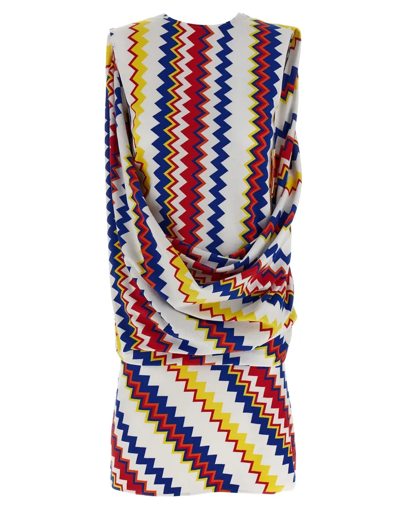 Missoni Peplos Kleid Multicolor