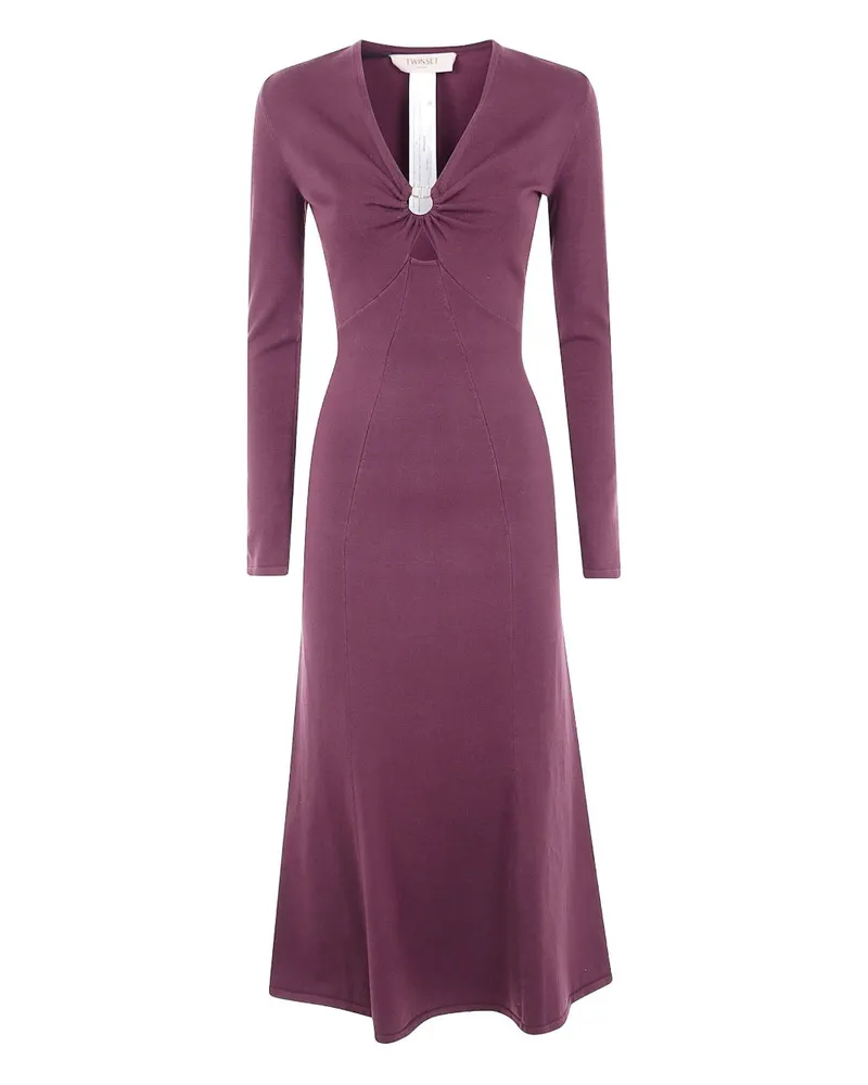 Twin-Set Doppelte Kleider lila Purple