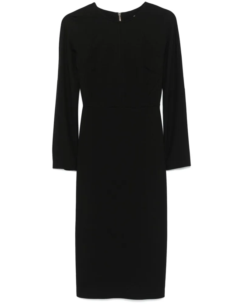 Semicouture Nina Midi Kleid Black