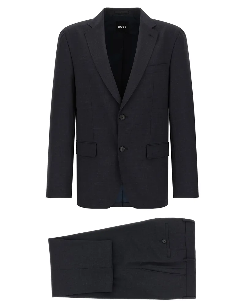 HUGO BOSS Performance Line 'P riesiges' Kleid Blue