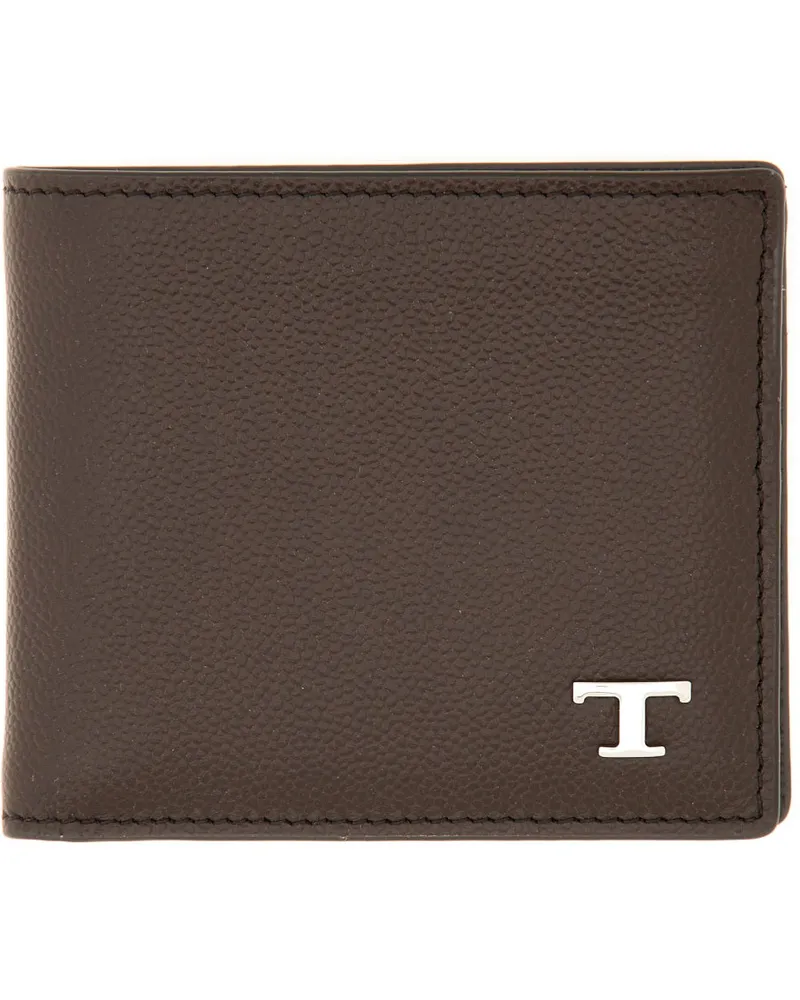 TOD'S Tod 's "T Timeless" Brieftasche Brown