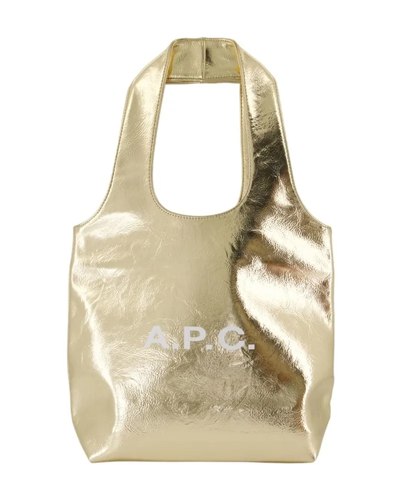 A.P.C. Ninon Small Einkaufstasche  Synthetisches Gold Gold