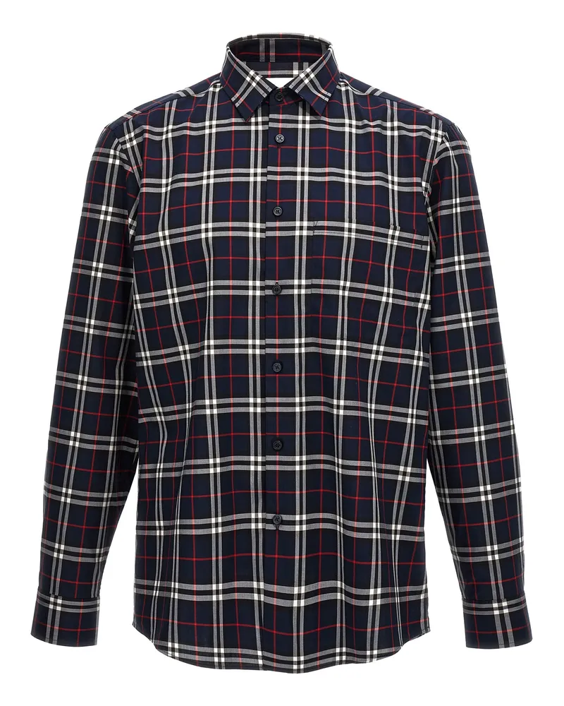 Burberry Check -Shirt Blue