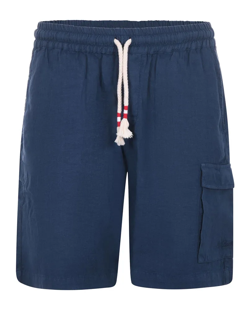 MC2 Saint Barth Cargo Shorts Blue