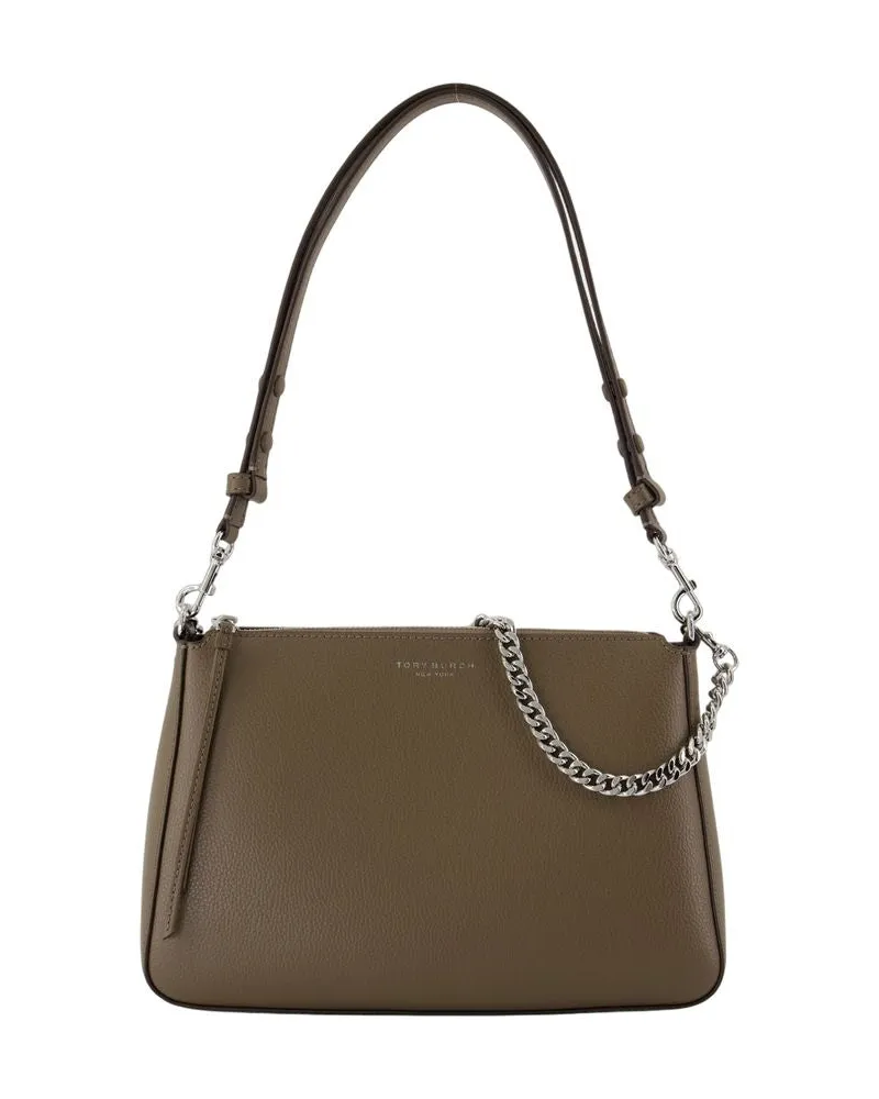 Tory Burch Perry Umhängetasche e Leder Khaki Khaki