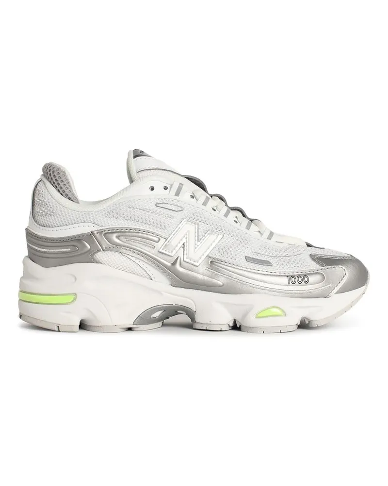 New Balance Neue Balance '1000' weiße Stoffmischung Turnschuhe White