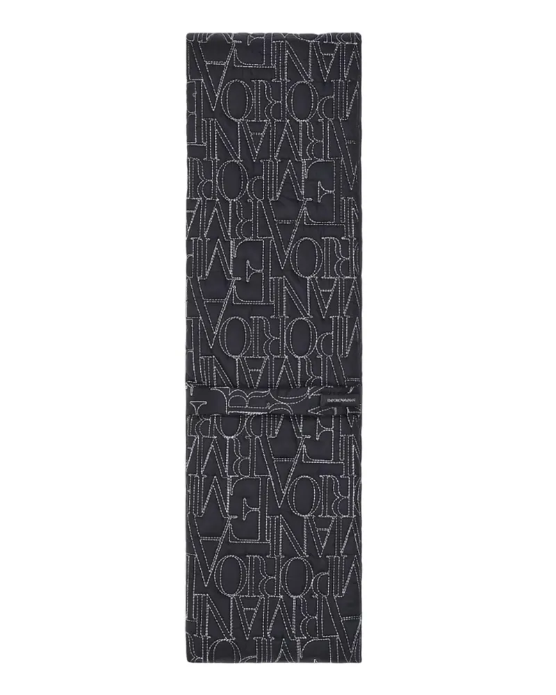 Emporio Armani Schals schwarz Black