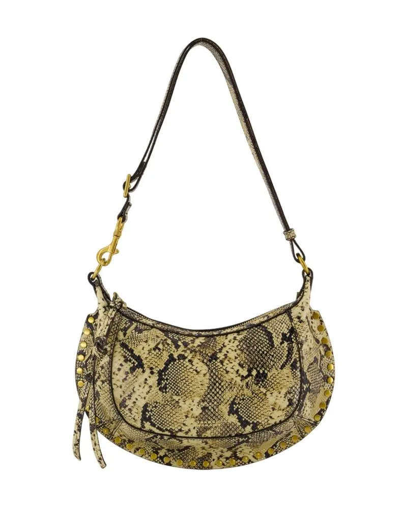 Isabel Marant Oskan Moon GB Umhängetasche  Leder Beige Beige