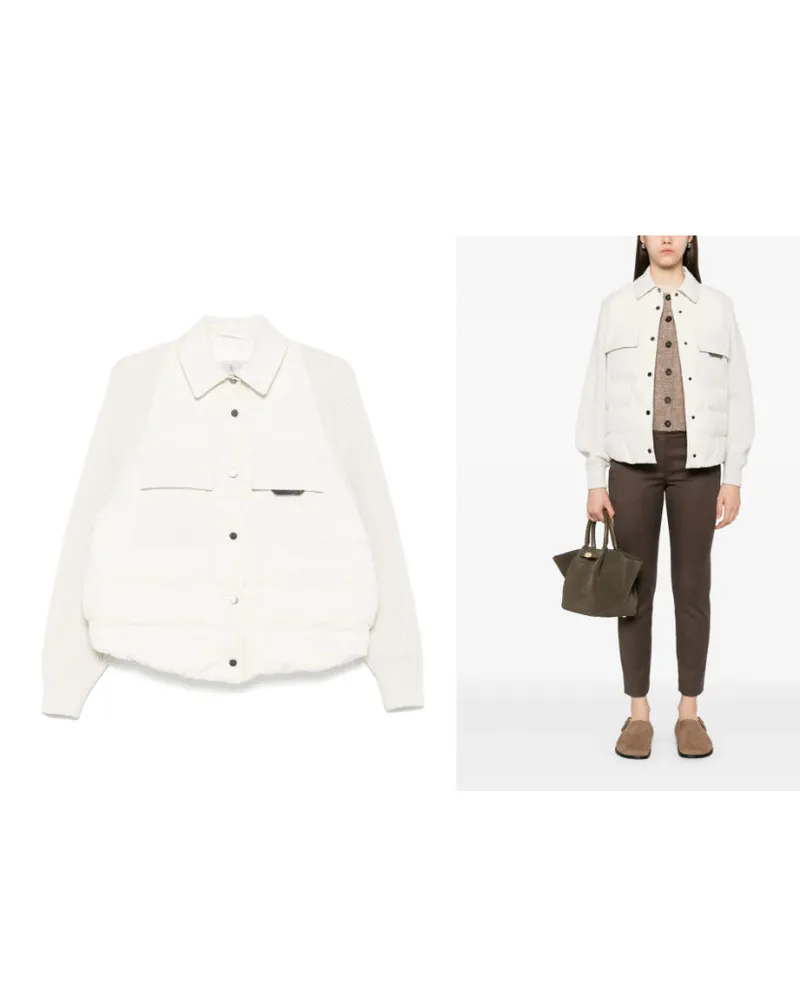 Brunello Cucinelli Mäntel Yogurt