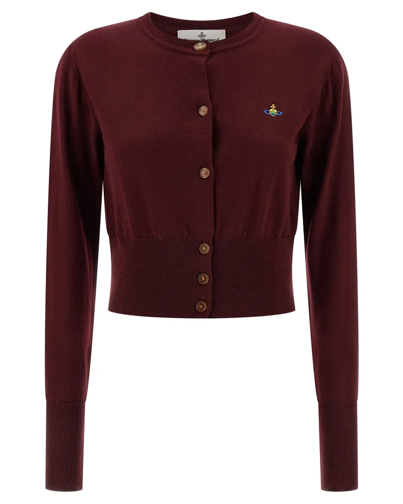 Vivienne Westwood Bea“ Strickjacke Bordeaux