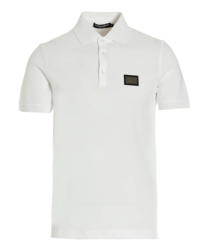 Dolce & Gabbana Polo 'DG Essential White