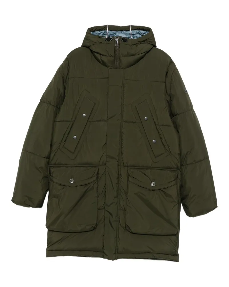 Paul Smith gepolstert Parka Mantel Green