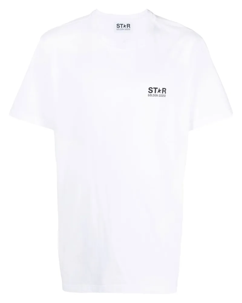 Golden Goose Golden Gans T -Shirts und Polos weiß White