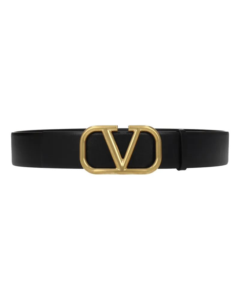 Valentino Garavani Gürtel Männer Leder schwarz -