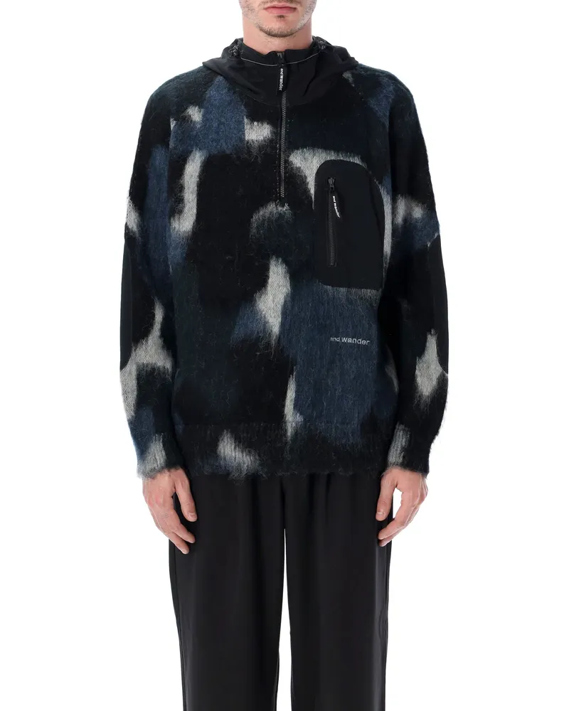 and wander Und Wanderpullover Black