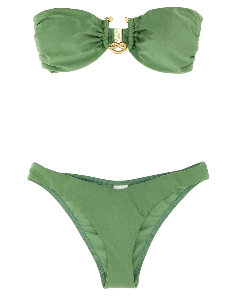 Zimmermann Rhiannon Knot' Bikini Green