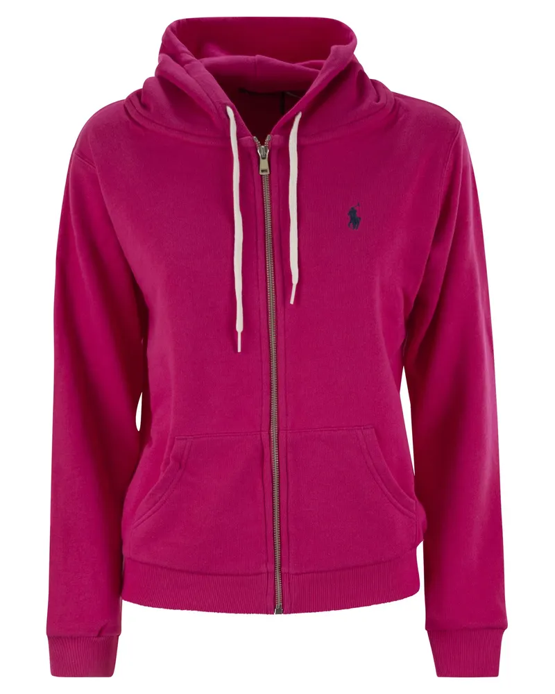 Ralph Lauren Hoodie mit Reißverschluss Fuchsia