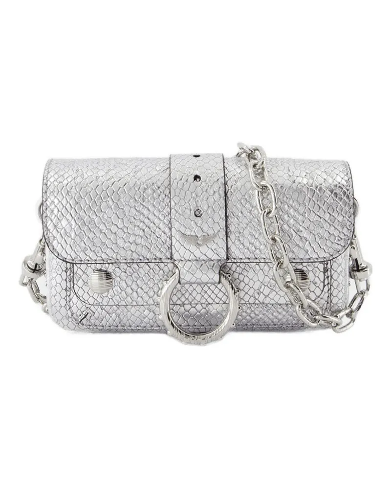 Zadig & Voltaire Kate Crossbody  Leder Silber Silber