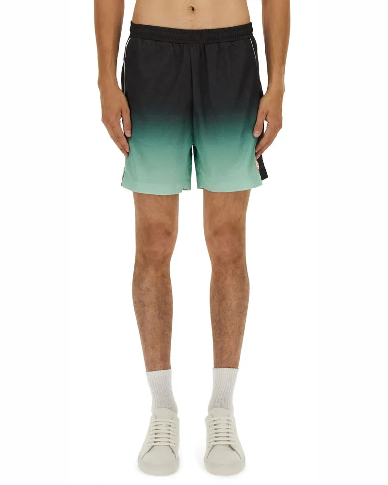 Casablanca Paris Jacquard Fußballshorts Green