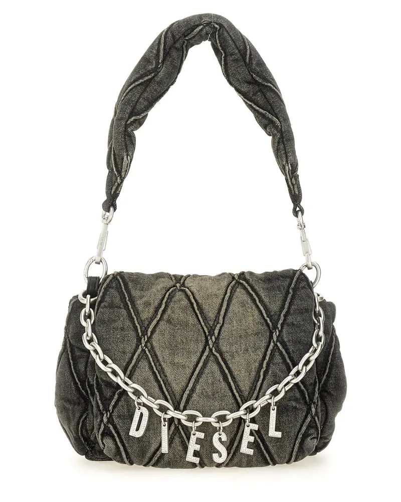 Diesel Charme D" kleine Umhängetasche Black