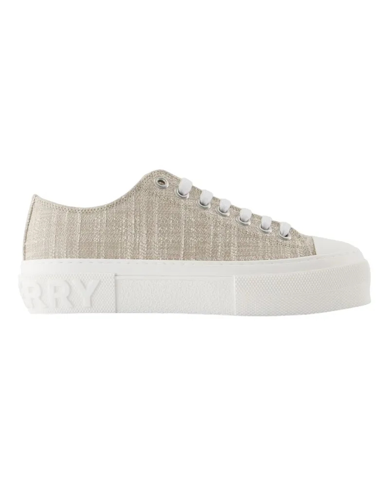 Burberry Jack L Low -Turnschuhe  Baumwoll weiß White