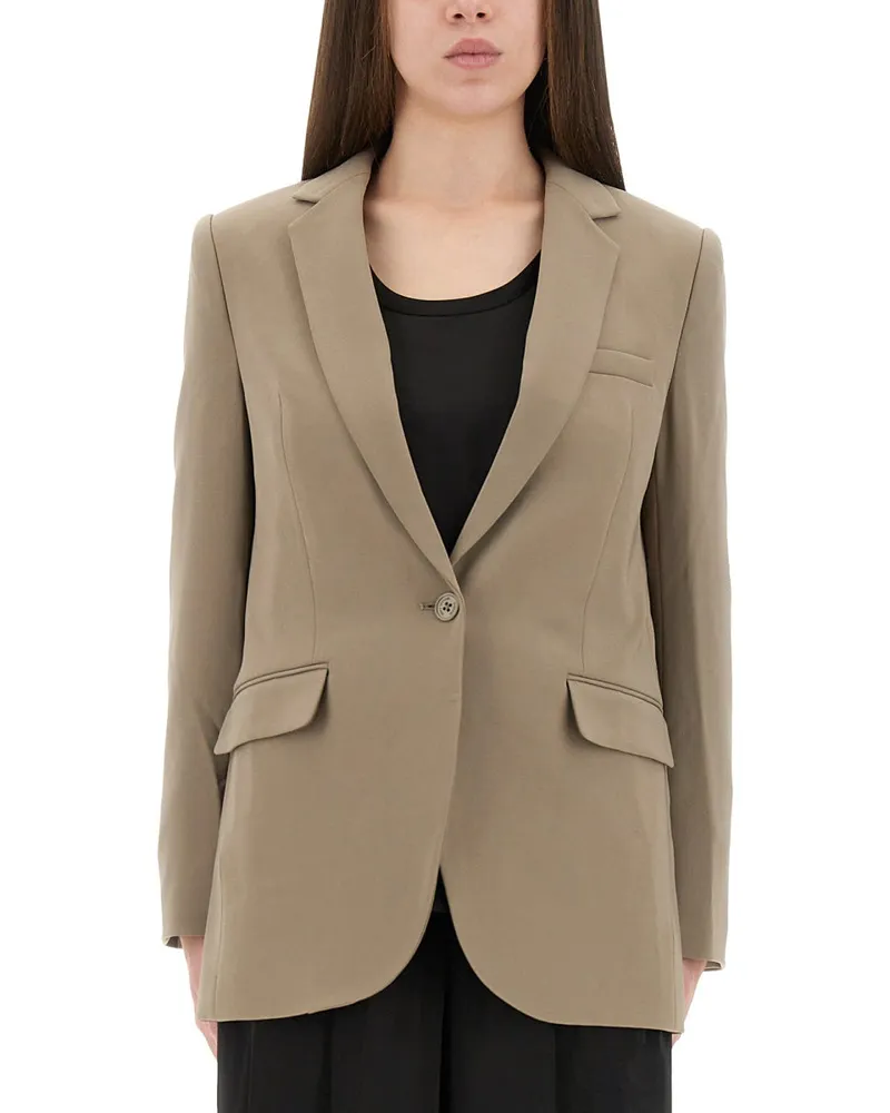Michael Kors Michael von Michael Kors Crepe Blazer Dove