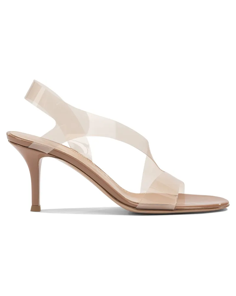 Gianvito Rossi Metropolis 70 mm“ Absatzsandalen Beige