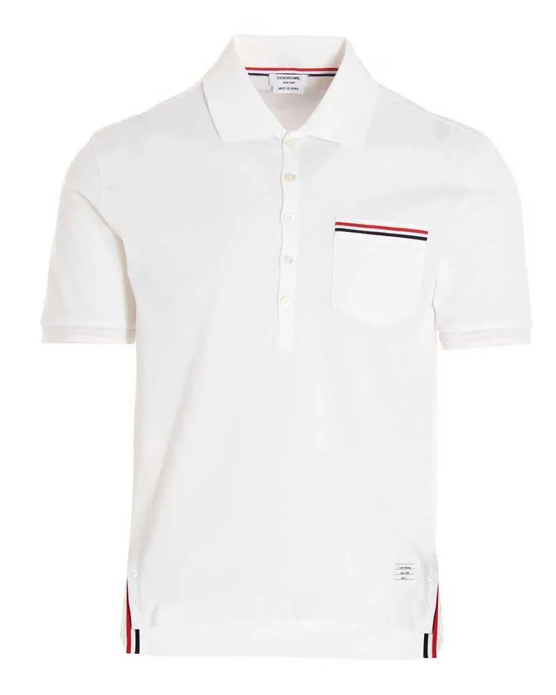 Thom Browne RWB Polo -Hemd White