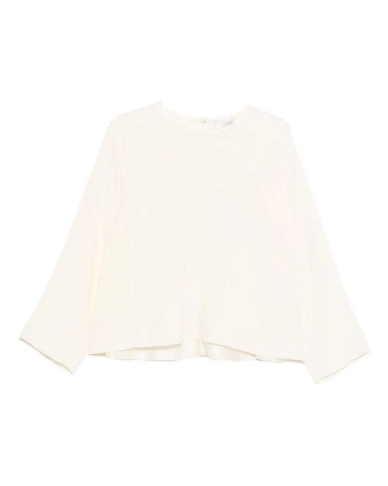 forte_forte Satinbluse Ivory