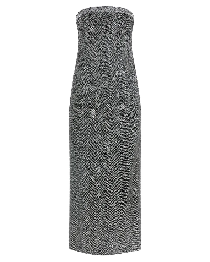 Ermanno Scervino Strasskleid Gray