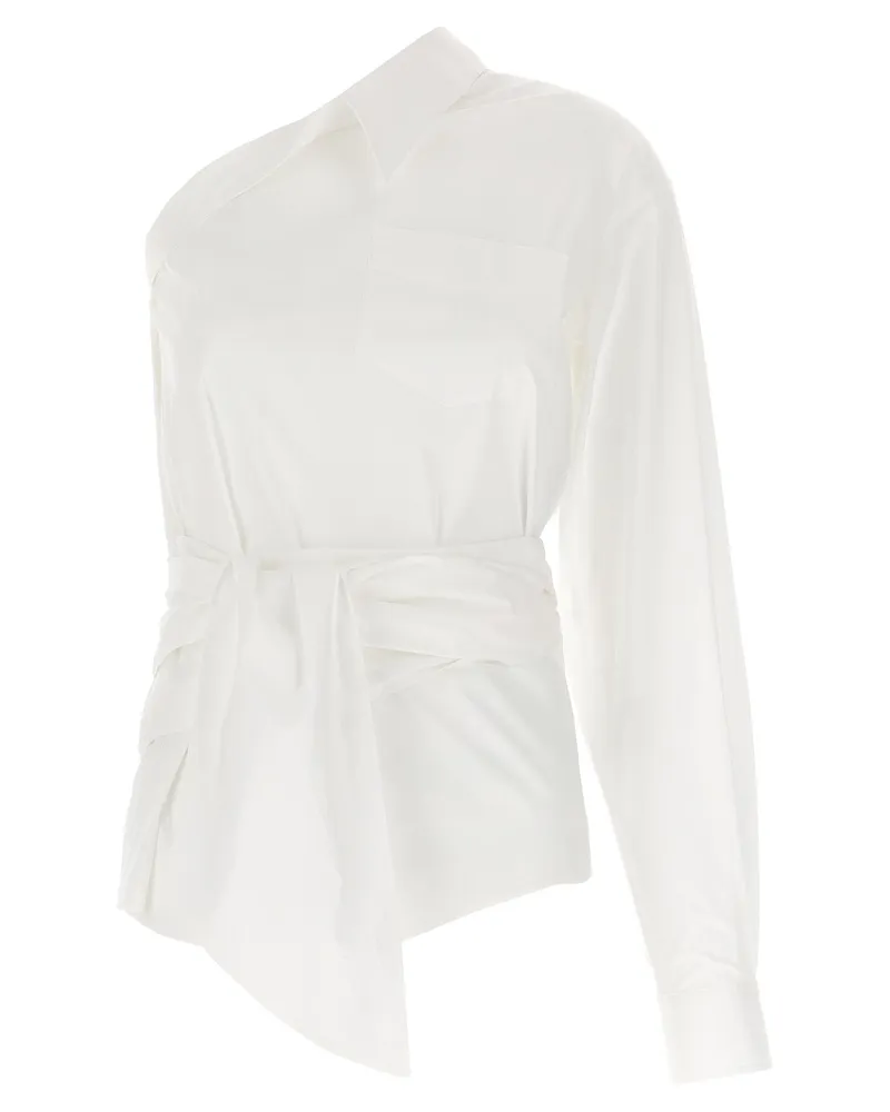 Moschino ein Schulterhemd White