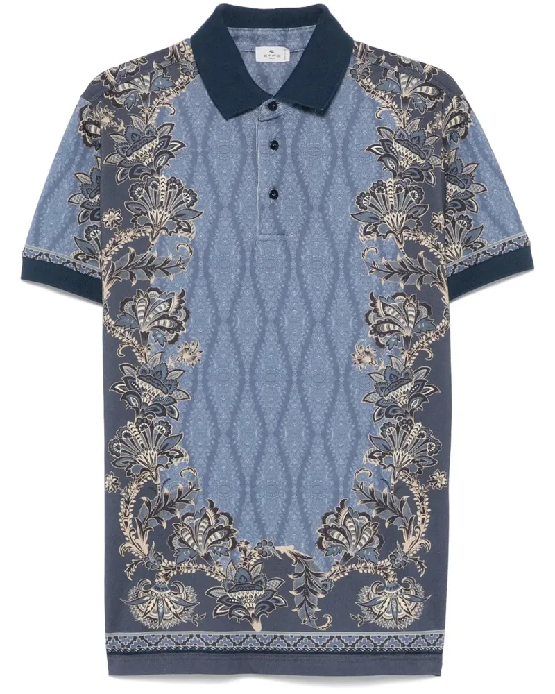 Etro Polo -Shirt mit Paisley Print X0883