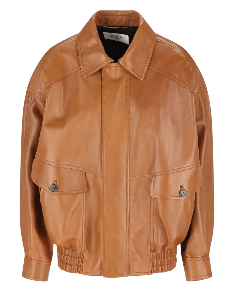 Saint Laurent Lederjacke Leather