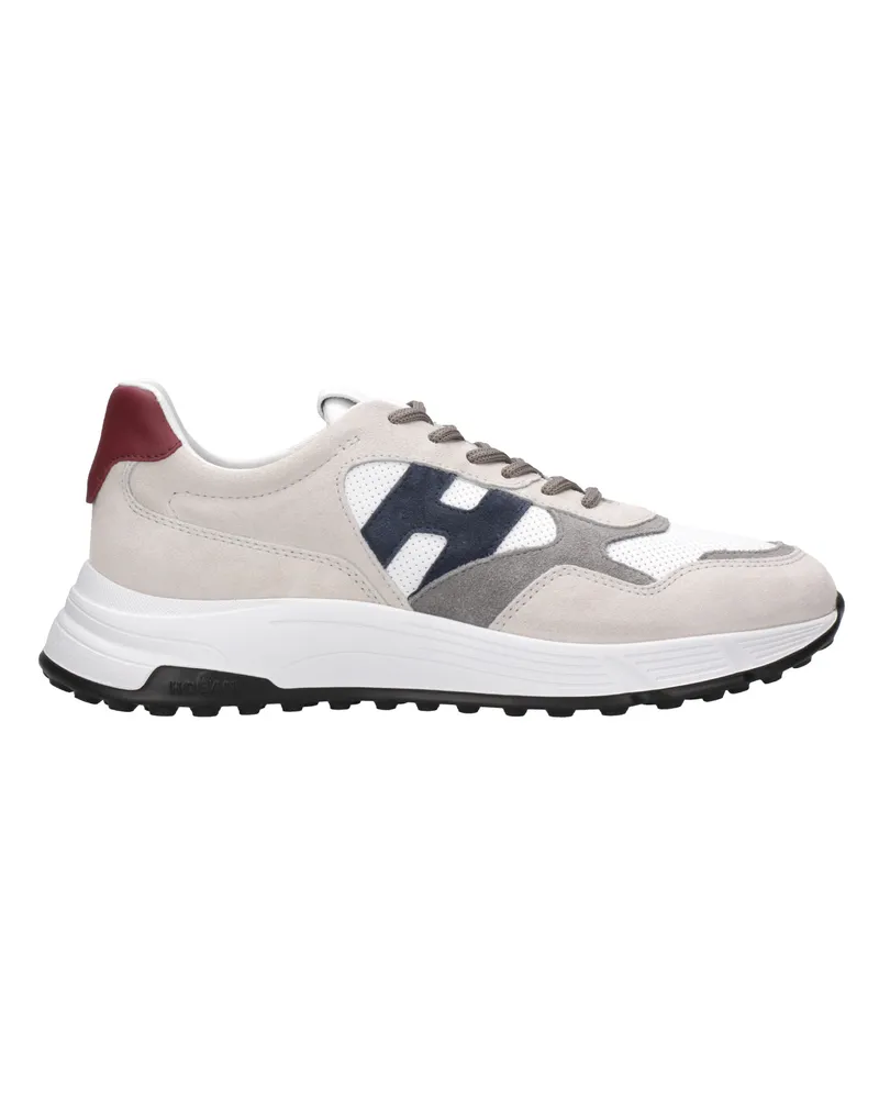 Hogan Turnschuhe Bianco+grigio+bordeaux